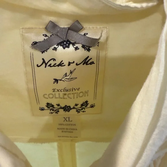 Nick & Mo Cream Button-Up Jacket XL (runs small) - Picture 4 of 5